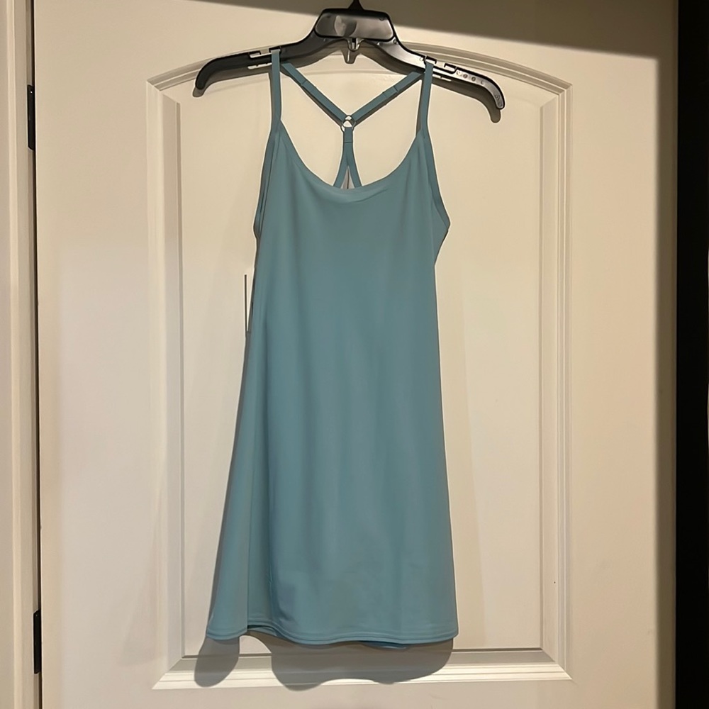 Outdoor voices exercise dress Tahoe blue
